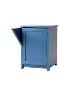 Dune Canyon Freestanding Pull-Out Hamper Cabinet - Blue (synthetic illustration; no displayed measurements)
