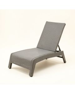 Meadow Bridge Outdoor Lounge Chair - Gray (synthetic illustration; no displayed measurements)