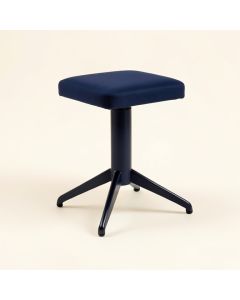 Navy Swivel Stool (synthetic illustration; no displayed measurements)