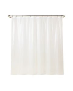 Woolley Vinyl Solid Color Single Shower Curtain