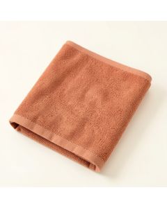 Moss Brook Bath Towel - Terracotta (synthetic illustration; no displayed measurements)