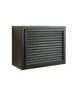Maple Brook Wall-Mounted Entry Cabinet - Black