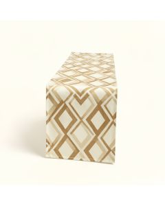 Kisner Geometric Table Runner (synthetic illustration; no displayed measurements)