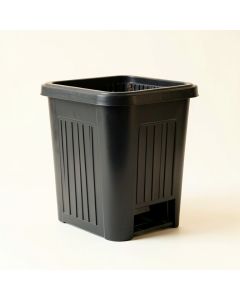 Holly Bluff Closed Garden Compost Bin - Black (synthetic illustration; no displayed measurements)
