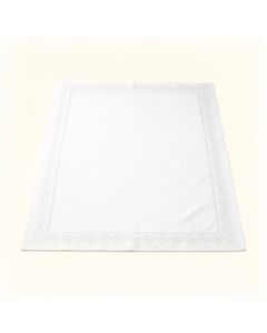 Brook Bridge Rectangular Area Rug - White (synthetic illustration; no displayed measurements)