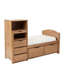 Gilbertson Bed With Bookcase And 6 Drawers