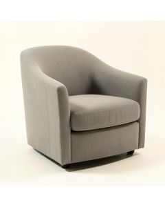 Liam 30.5 '' Wide Polyester Barrel Chair (synthetic illustration; no displayed measurements)