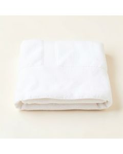 Flint Crest Bath Towel - White (synthetic illustration; no displayed measurements)