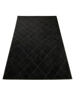 Shore Bend Rectangular Area Rug - Black