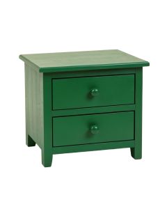 Oak Field Nightstand - Green