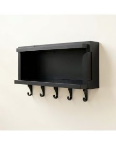 Cove Arc Wall-Mounted Entryway Organizer Shelf (synthetic illustration; no displayed measurements)