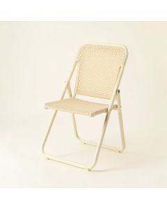 Field Canyon Folding Outdoor Chair - Cream (synthetic illustration; no displayed measurements)