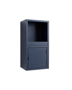 Slate Bridge Wall-Mounted Entry Cabinet - Navy