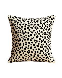 Glenwood Dalmatian Dot Cotton Animal Print Throw Pillow