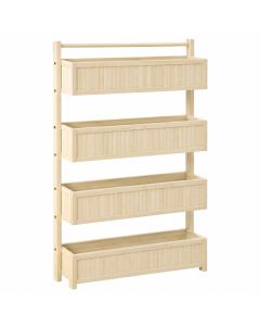 Harbor Bluff Empty Vertical Garden Frame - Cream