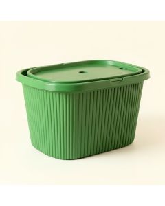 Heath Arc Laundry Hamper - Green (synthetic illustration; no displayed measurements)