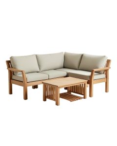 Polywood® Modern 3 Piece Seating Group With Cushions (synthetic illustration; no displayed measurements)