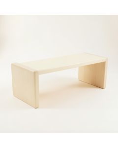 Wren Arc Indoor Bench - Cream (synthetic illustration; no displayed measurements)