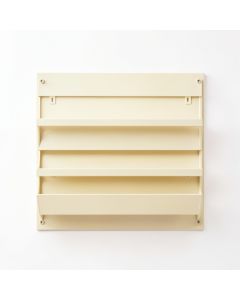 Hill Canyon Empty Wall-Mounted Tool Organizer Panel - Cream (synthetic illustration; no displayed measurements)