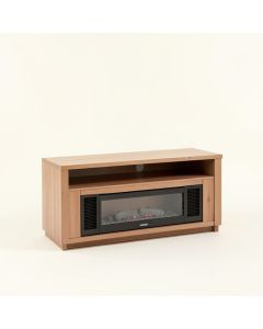 Earle Tv Stand For Tvs Up To 65 '' With Electric Fireplace Included (synthetic illustration; no displayed measurements)