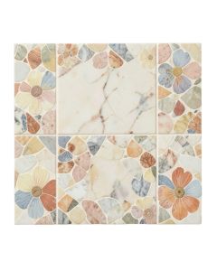 Daisy Field Flower Marble Novelty Mosaic Subway Wall & Floor Tile