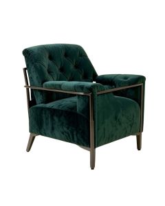 Marci 27.17 '' Wide Tufted Velvet Armchair