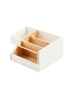 Flint Arc Empty Coffee-Station Organizer - White