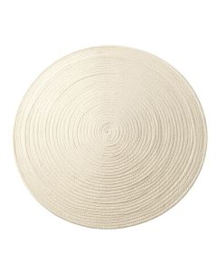 River Bend Round Area Rug - Ivory
