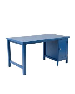 Dune Crest Empty Workshop Workbench - Blue (synthetic illustration; no displayed measurements)