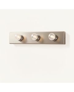 3 - Light Dimmable Brushed Vanity Light (synthetic illustration; no displayed measurements)