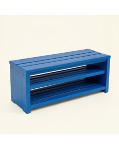 Dawn Dell Shoe Storage Bench - Blue (synthetic illustration; no displayed measurements)