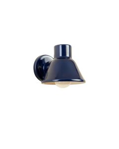 Cliff Bridge Wall Sconce Mounted On A Plain Wall - Navy (synthetic illustration; no displayed measurements)