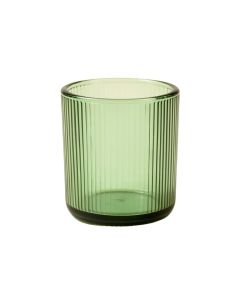 Cliff Bend Empty Candle Holder - Green (synthetic illustration; no displayed measurements)