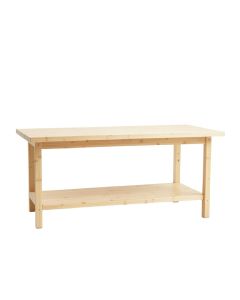 Lake Brook Empty Workshop Workbench - Ivory