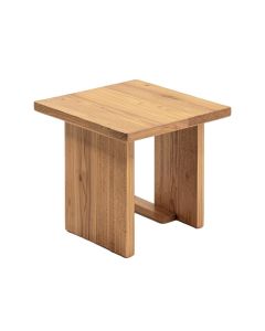 Clapp Acacia Wood End Table (synthetic illustration; no displayed measurements)