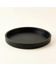 Dune Branch Serving Tray - Black (synthetic illustration; no displayed measurements)