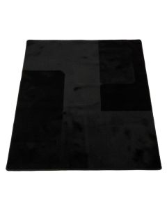 Olive Bluff Rectangular Area Rug - Black (synthetic illustration; no displayed measurements)