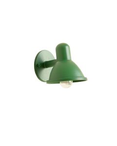 Clay Bridge Wall Sconce Mounted On A Plain Wall - Green (synthetic illustration; no displayed measurements)