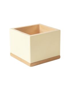 Field Branch Empty Raised Planter - Cream (synthetic illustration; no displayed measurements)