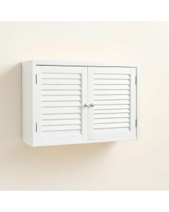 Field Canyon Wall-Mounted Entry Cabinet - White (synthetic illustration; no displayed measurements)