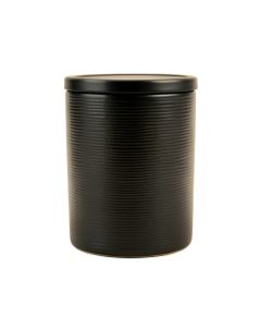 Cove Brook Storage Canister With Lid - Black