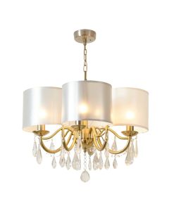 Crayton Shaded Drum Chandelier