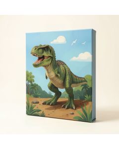Mcdonald Dinosaur Lake Canvas Art (synthetic illustration; no displayed measurements)
