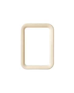 Linden Bend Framed Wall Mirror - Ivory