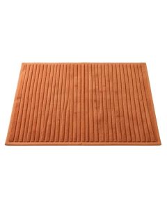 Alder Branch Bath Mat - Terracotta (synthetic illustration; no displayed measurements)