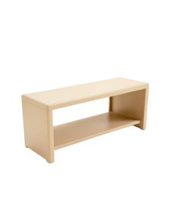 Cove Bend Narrow Outdoor Storage Bench - Beige (synthetic illustration; no displayed measurements)