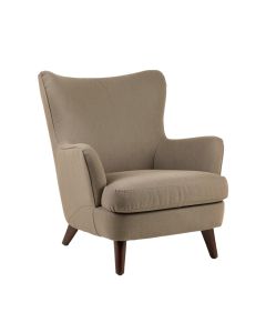 Farley 27.75 '' Wide Polyester Wingback Chair (synthetic illustration; no displayed measurements)