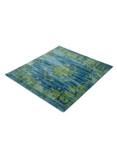 Laguerre Hooked Wool Blue/Green Area Rug