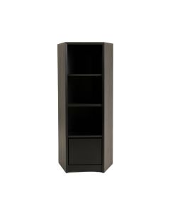 Aspen Dale Narrow Cubby Tower - Black (synthetic illustration; no displayed measurements)