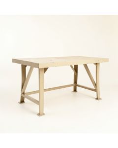 Meadow Edge Empty Workshop Workbench - Beige (synthetic illustration; no displayed measurements)
